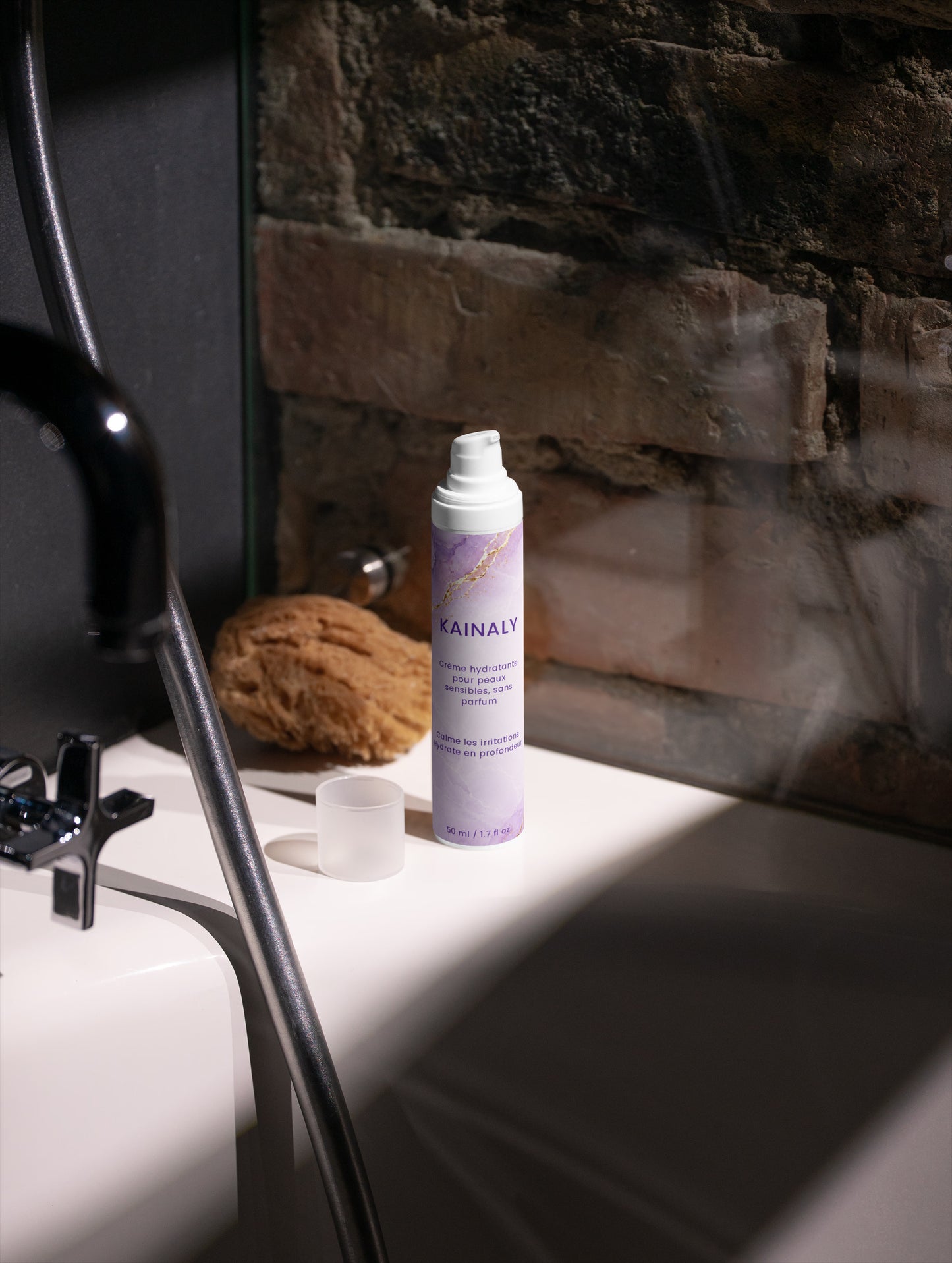Crème hydratante pour peaux sensibles, sans parfum